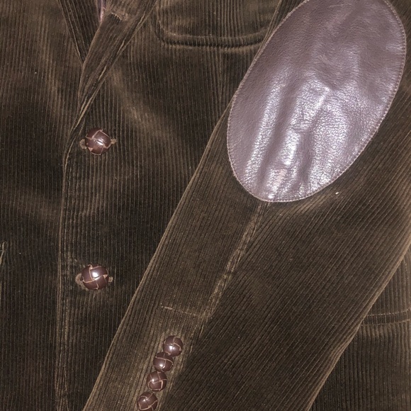 Ralph Lauren Polo chocolate brown corduroy blazer - Picture 3 of 5